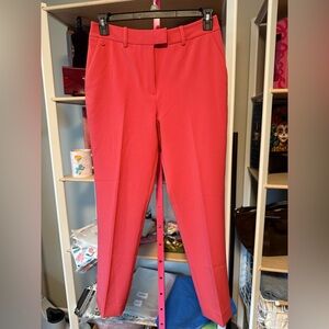 Elie Tahari Bold Coral Women's Trousers Size 6 NWT